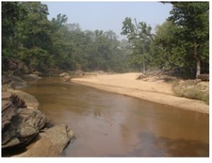 River at Mada Caves